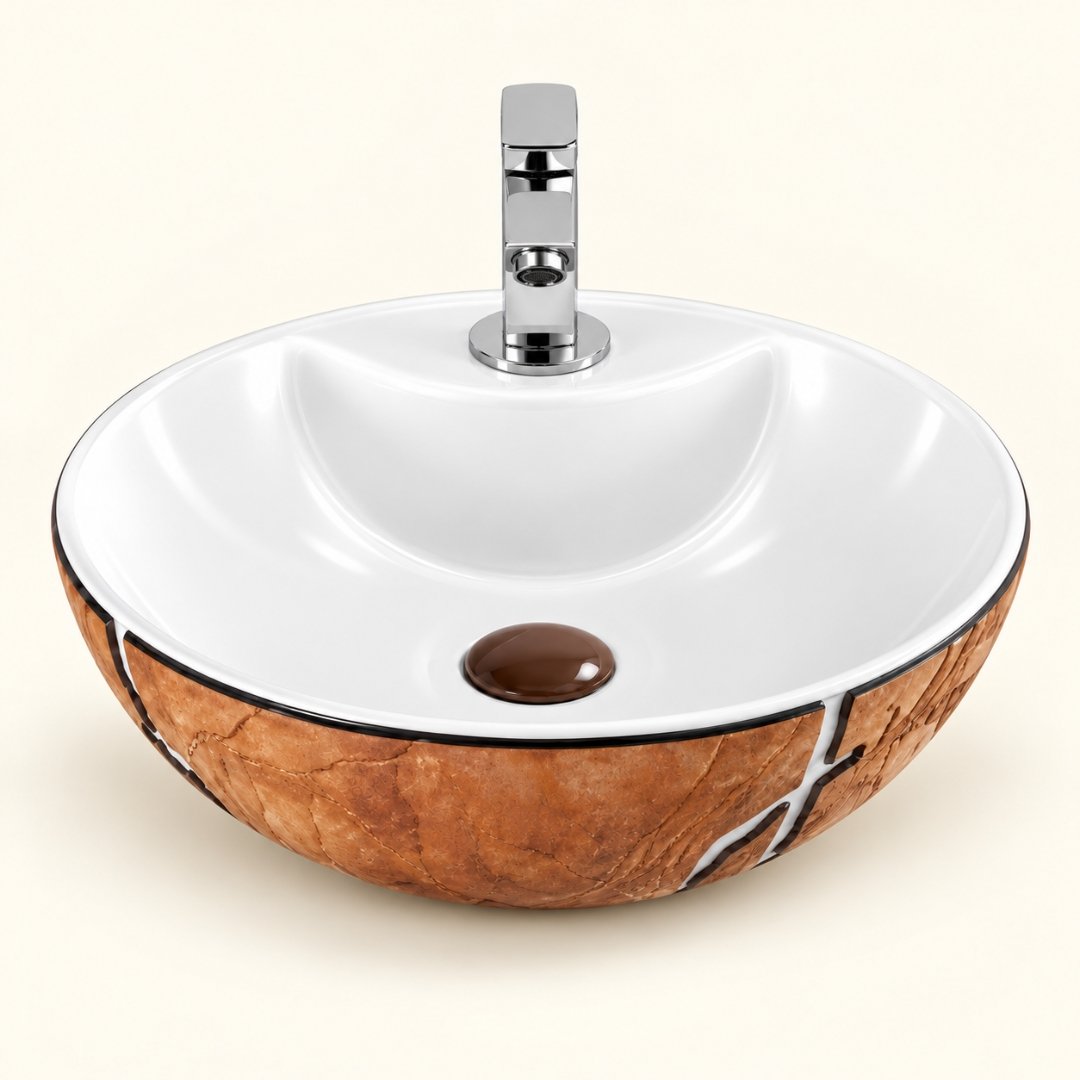 Sonet MAC ROUND - 003, table top basin (view 3)